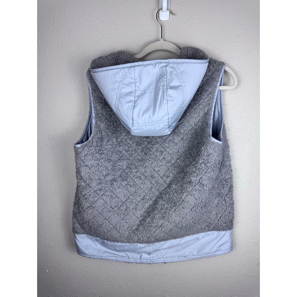 Patagonia Los Gatos Hooded Reversible Grey Vest Womens Size Large - Picture 8 of 8